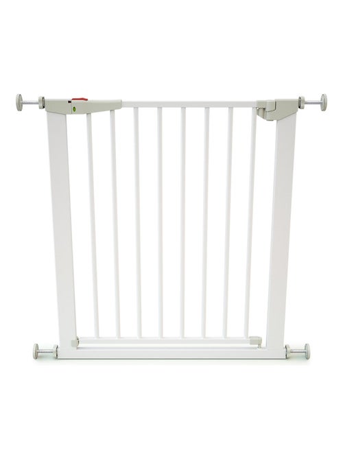 WEBABY - Barrière de sécurité bébé en acier Blanc MOBI - Kiabi