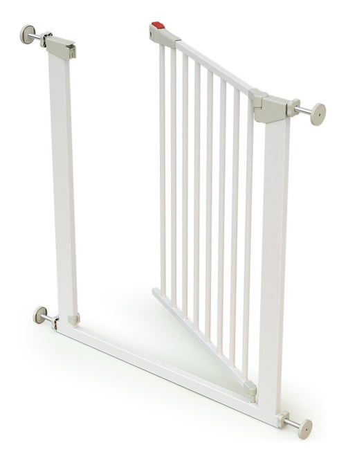 WEBABY - Barrière de sécurité bébé en acier Blanc MOBI - Kiabi