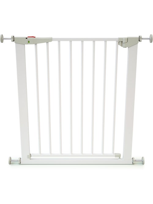 Webaby - barrière de sécurité bébé en acier blanc mobi + une extension - Kiabi Webaby - barrière de sécurité bébé en acier blanc mobi + une extension - Kiabi