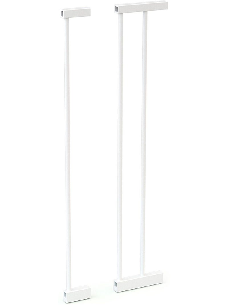 Webaby - barrière de sécurité bébé en acier blanc mobi + une extension Blanc - Kiabi