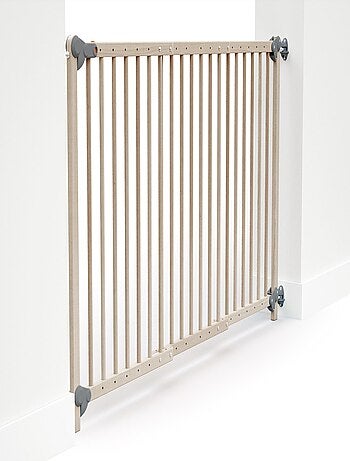 WEBABY - Barrière de sécurité bébé extensible en bois LOKEE
