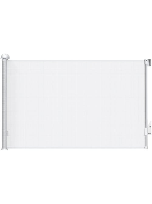 WEBABY - Barrière de sécurité bébé sur enrouleur KLIP - Blanc 130 cm - dès 24 mois - Kiabi