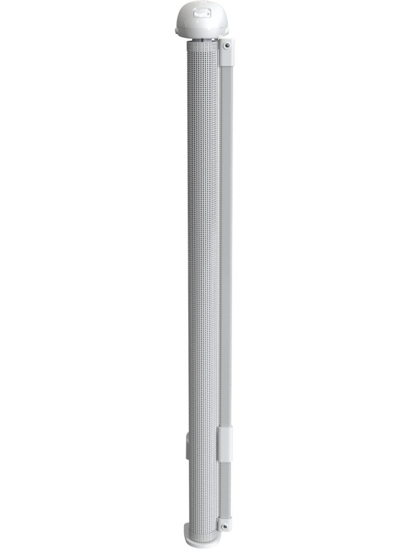 WEBABY - Barrière de sécurité bébé sur enrouleur KLIP - Blanc 130 cm - dès 24 mois Blanc - Kiabi