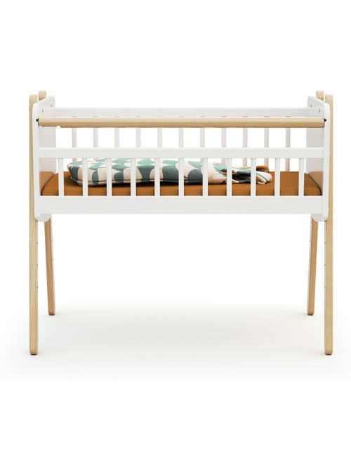 Webaby - berceau cododo en bois pirate blanc et hêtre verni 40 x 80 cm - Kiabi Webaby - berceau cododo en bois pirate blanc et hêtre verni 40 x 80 cm - Kiabi