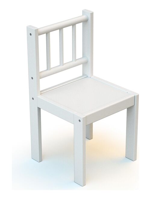 WEBABY - Chaise enfant Blanc - Kiabi