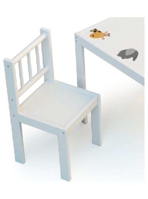 WEBABY - Chaise enfant en bois Blanc - Kiabi WEBABY - Chaise enfant en bois Blanc - Kiabi