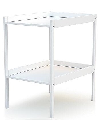 WEBABY - Chambre bébé lit 60x120 et table à langer en bois MILO
