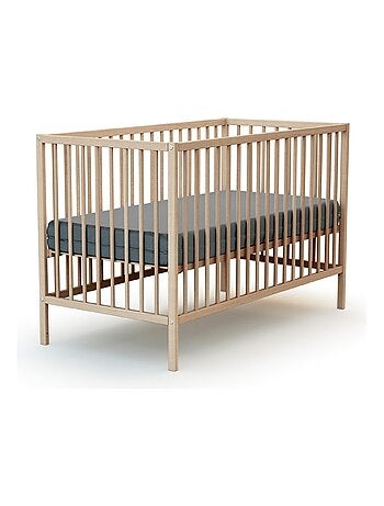 WEBABY - Chambre bébé lit 60x120 et table à langer en bois MILO
