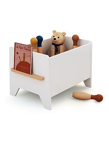 WEBABY - Coffre à jouet en bois PIRATE