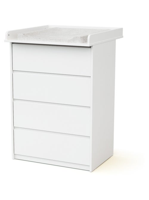 WEBABY - Commode 4 tiroirs avec plan a langer 70 cm - Kiabi WEBABY - Commode 4 tiroirs avec plan a langer 70 cm - Kiabi
