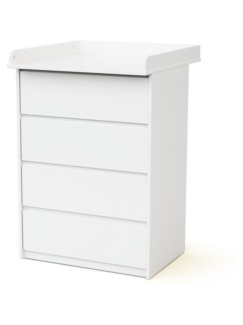 WEBABY - Commode 4 tiroirs avec plan a langer 70 cm - Kiabi WEBABY - Commode 4 tiroirs avec plan a langer 70 cm - Kiabi