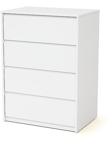 WEBABY - Commode 4 tiroirs en bois