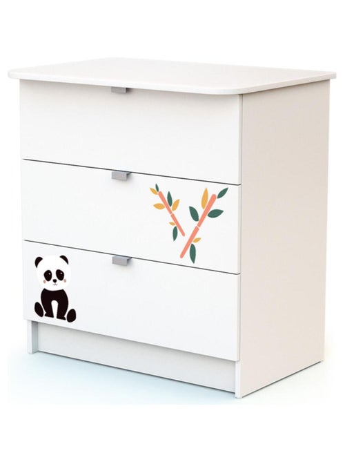 WEBABY - Commode à langer 3 tiroirs en bois ALBA - Kiabi WEBABY - Commode à langer 3 tiroirs en bois ALBA - Kiabi