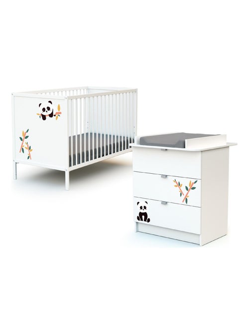 WEBABY - Commode à langer 3 tiroirs en bois ALBA - Kiabi WEBABY - Commode à langer 3 tiroirs en bois ALBA - Kiabi