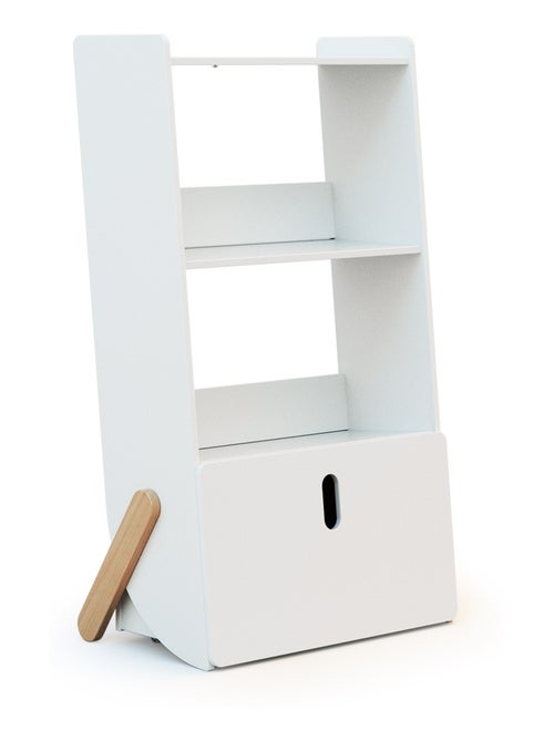 WEBABY - Étagère enfant PIRATE en bois - Blanc - Kiabi