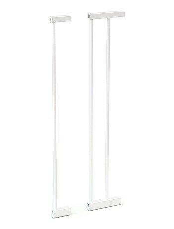 WEBABY - Extension barrière de sécurité bébé en acier Blanc MOBI