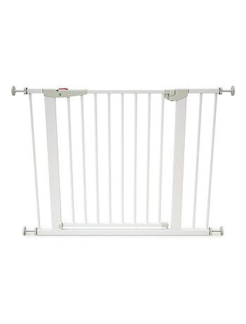WEBABY - Extension barrière de sécurité bébé en acier Blanc MOBI