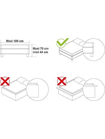 WEBABY - Lit b?b? cododo en bois avec roulettes 60 x 120 LIO