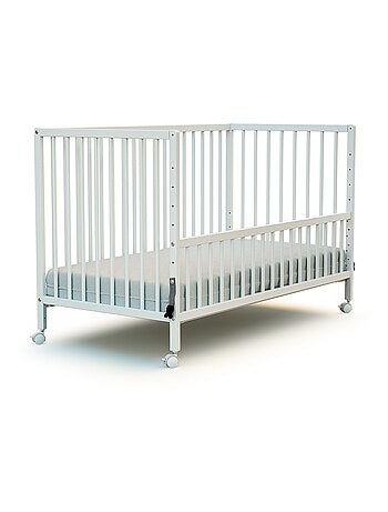 WEBABY - Lit bébé cododo en bois avec roulettes 60 x 120 LIO