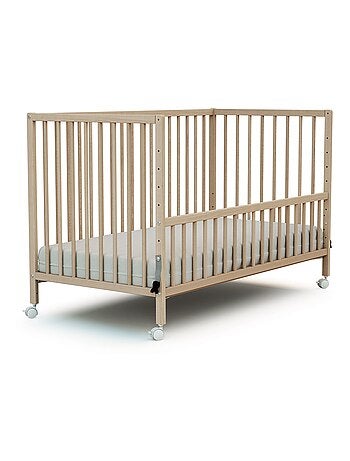 WEBABY - Lit bébé cododo en bois avec roulettes 60 x 120 LIO