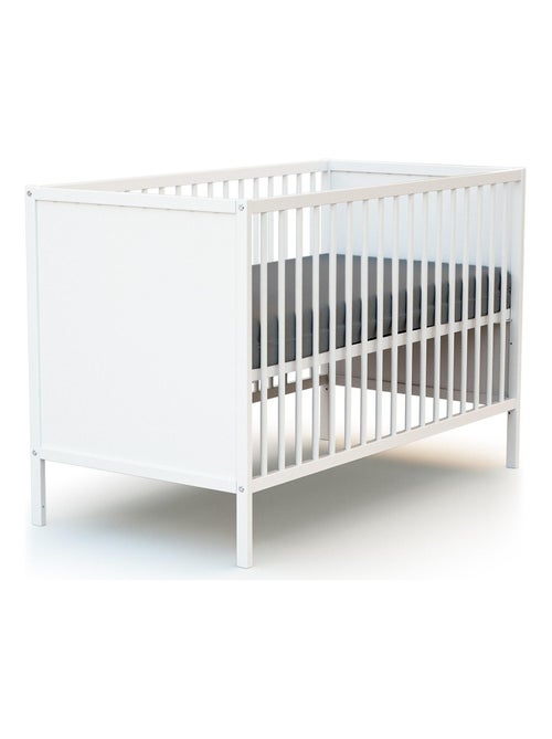 WEBABY - Lit bébé en bois 60 x 120 cm ALBA - Kiabi