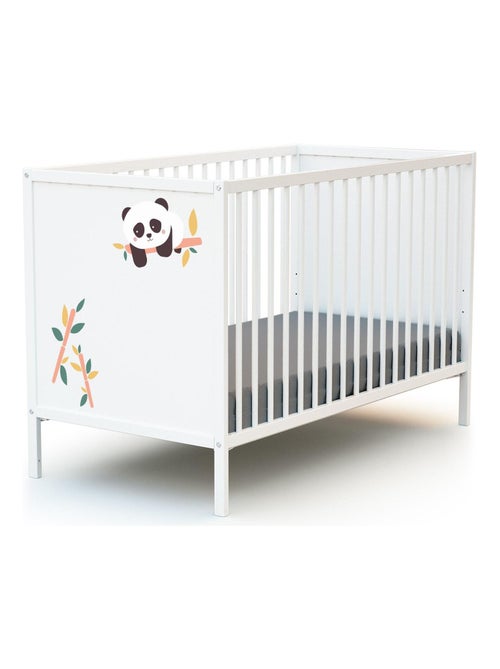 WEBABY - Lit bébé en bois 60 x 120 cm ALBA - Kiabi