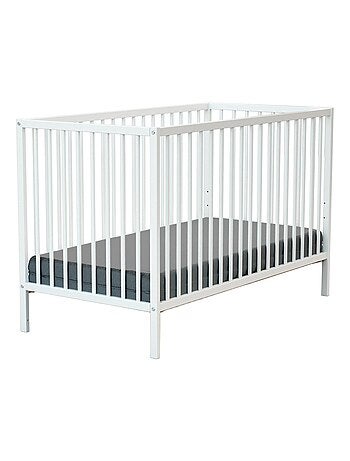 WEBABY - Lit bébé en bois 60x120 ONE