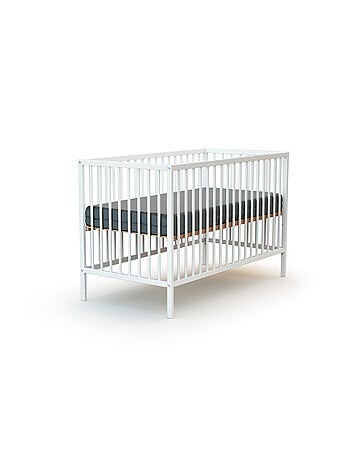 WEBABY - Lit bébé en bois 60x120 ONE