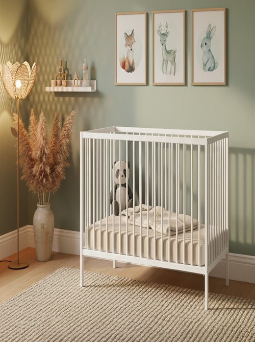 WEBABY - Lit bébé en bois 60x120 ONE - Kiabi