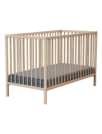 WEBABY - Lit bébé en bois 60x120 ONE