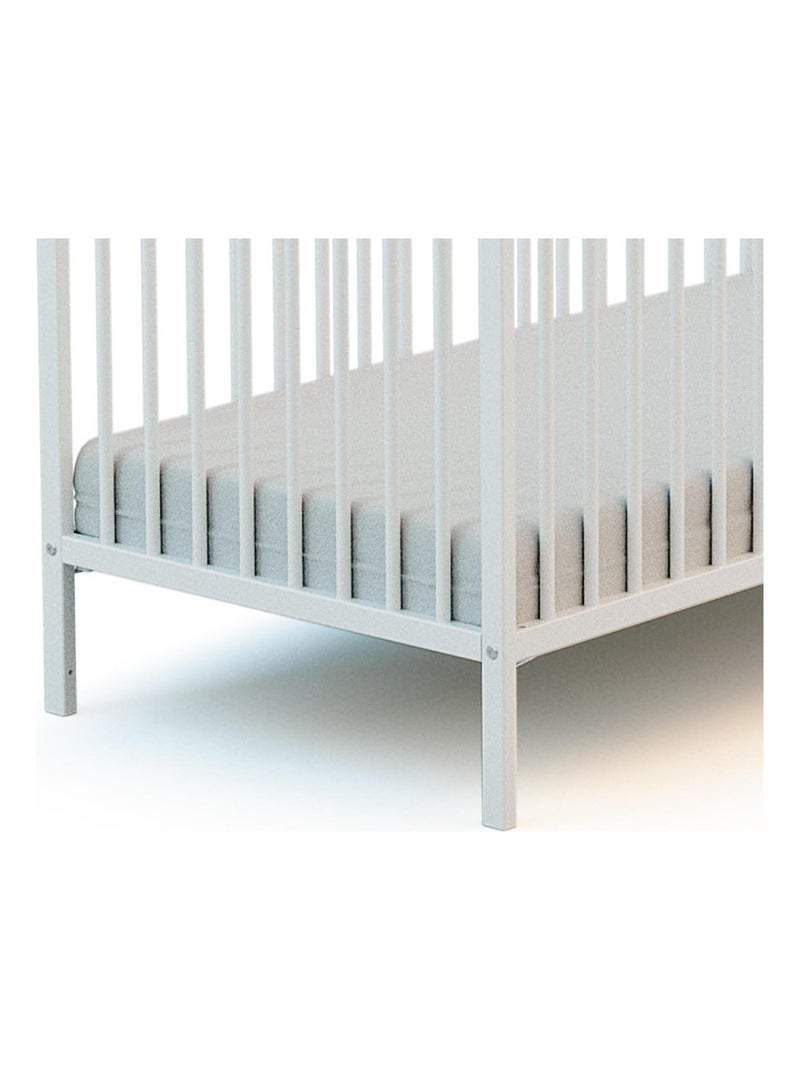 Webaby - lit bébé en bois 70 x 140 cm avec tipi Blanc - Kiabi