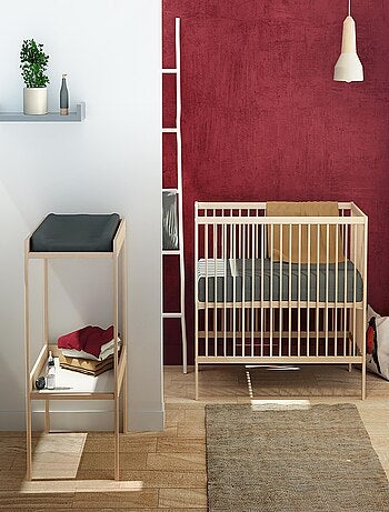 WEBABY - Lit bébé en bois avec matelas