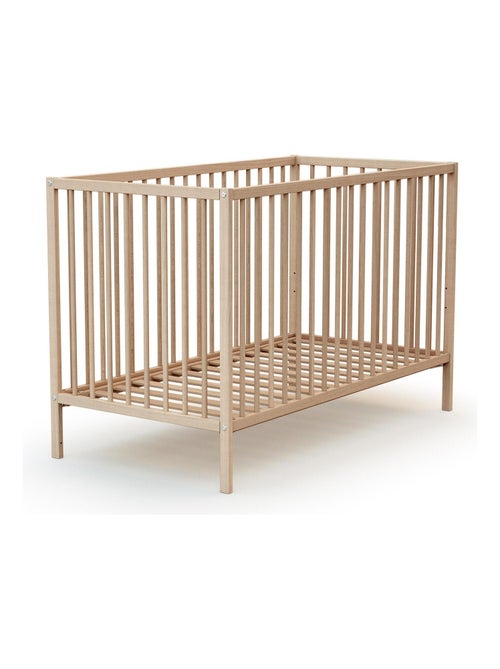 WEBABY - Lit bébé en bois avec matelas - Kiabi