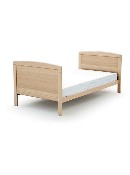 WEBABY - Lit bébé évolutif en bois avec matelas LUNA - Kiabi