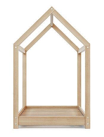 WEBABY - Lit cabane enfant 90 x 190 en bois