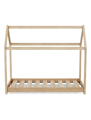 WEBABY - Lit cabane enfant 90 x 190 en bois