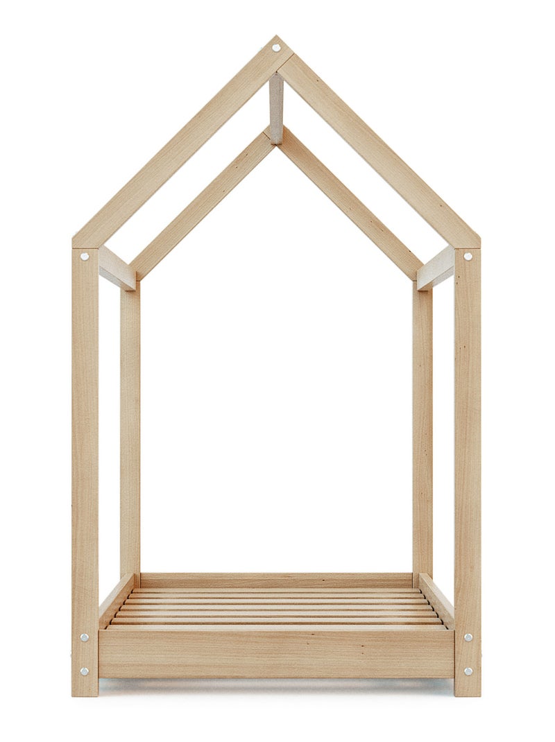 WEBABY - Lit cabane enfant  en bois Marron - Kiabi