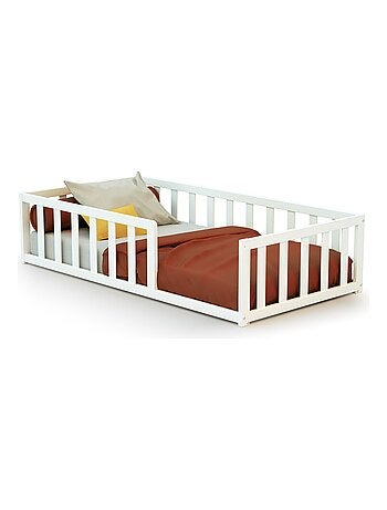 Webaby - lit enfant au sol en bois 70 x 140 cm kaïa