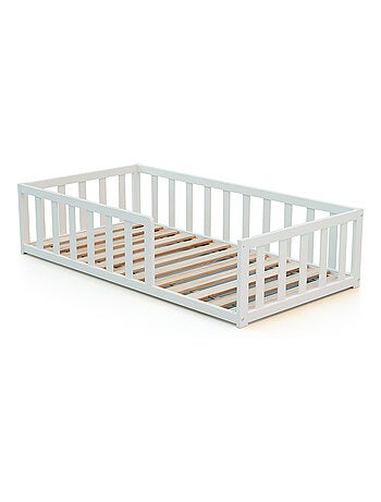 Webaby - lit enfant au sol en bois 70 x 140 cm kaïa