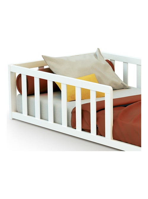 Webaby - lit enfant au sol en bois 70 x 140 cm kaïa - Kiabi Webaby - lit enfant au sol en bois 70 x 140 cm kaïa - Kiabi