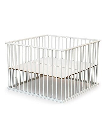 WEBABY - Parc bébé en bois 100 x 100 cm CUBO 100x100cm