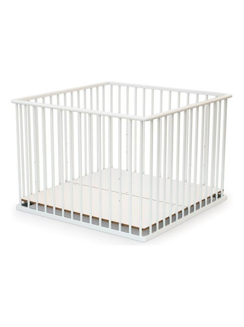 WEBABY - Parc bébé en bois  100 x 100 cm CUBO 100x100cm - Kiabi