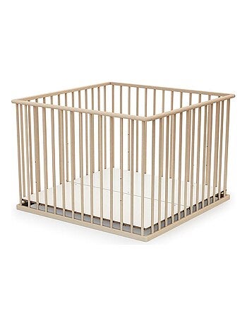 WEBABY - Parc bébé en bois 100 x 100 cm CUBO 100x100cm
