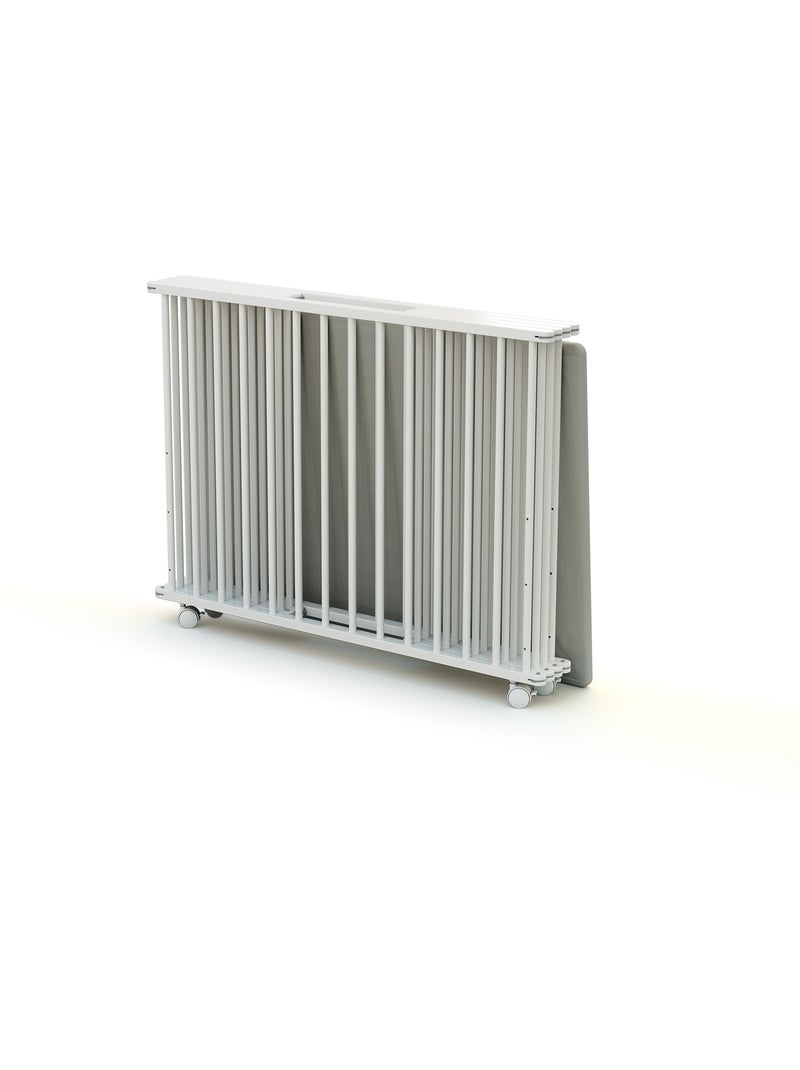 WEBABY - Parc bébé pliant en bois 100 x 100 cm CALI 100x100cm Blanc - Kiabi