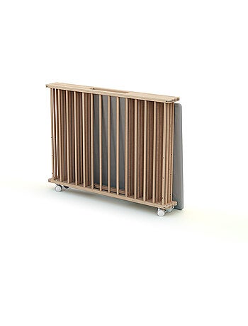 WEBABY - Parc bébé pliant en bois 100 x 100 cm CALI 100x100cm