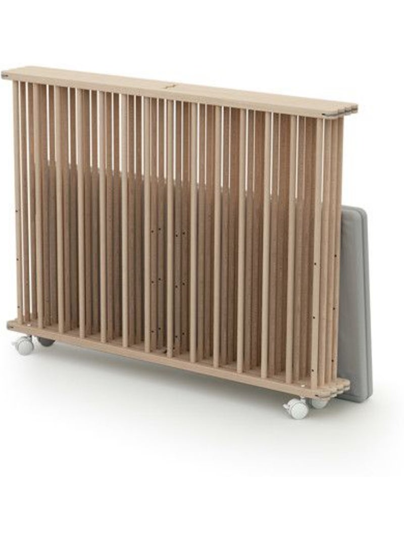Webaby - parc bébé pliant en bois 100 x 100 cm cali hêtre brut - 100x100 Beige - Kiabi