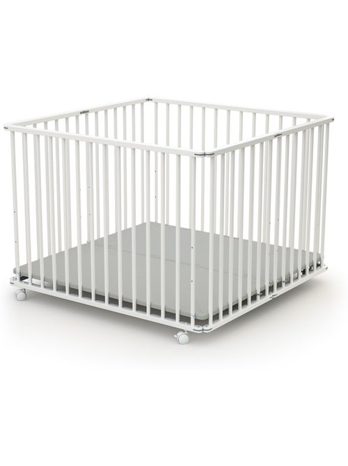 WEBABY - Parc bébé pliant en bois 70 x 100 cm CALI 70x100cm - Kiabi WEBABY - Parc bébé pliant en bois 70 x 100 cm CALI 70x100cm - Kiabi