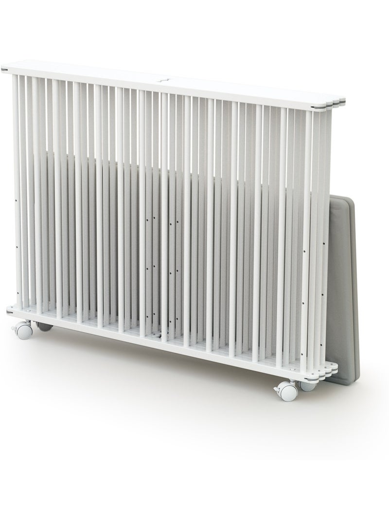 WEBABY - Parc bébé pliant en bois 70 x 100 cm CALI 70x100cm Blanc - Kiabi