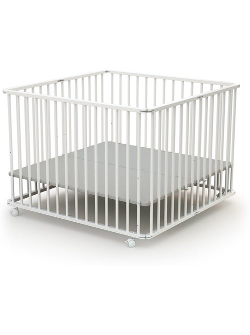 WEBABY - Parc bébé pliant en bois 70 x 100 cm CALI 70x100cm - Kiabi WEBABY - Parc bébé pliant en bois 70 x 100 cm CALI 70x100cm - Kiabi