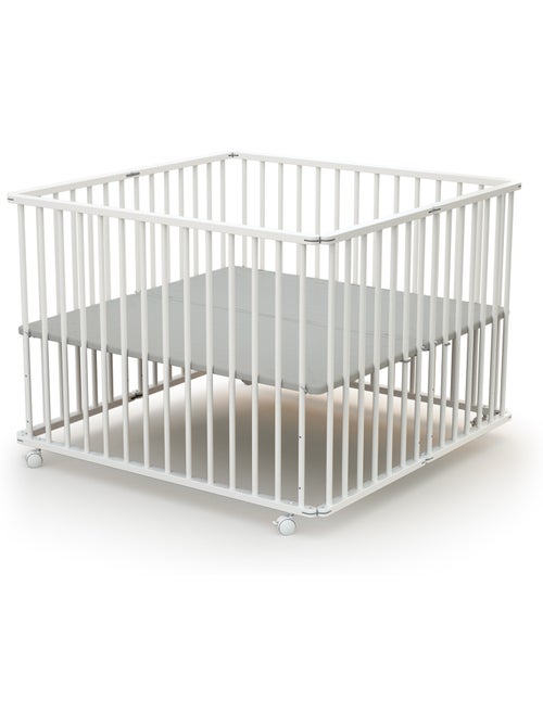 WEBABY - Parc bébé pliant en bois 70 x 100 cm CALI 70x100cm - Kiabi WEBABY - Parc bébé pliant en bois 70 x 100 cm CALI 70x100cm - Kiabi